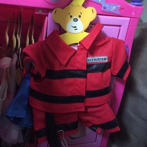 Build a bear fire fighter costume